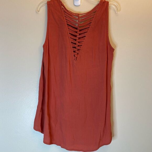 Large|viscose 100%| orange| see you soon| sleeveless - Picture 7 of 11